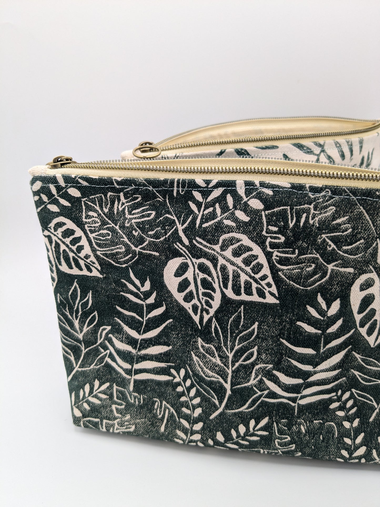 Botanical Double Zip Pouch