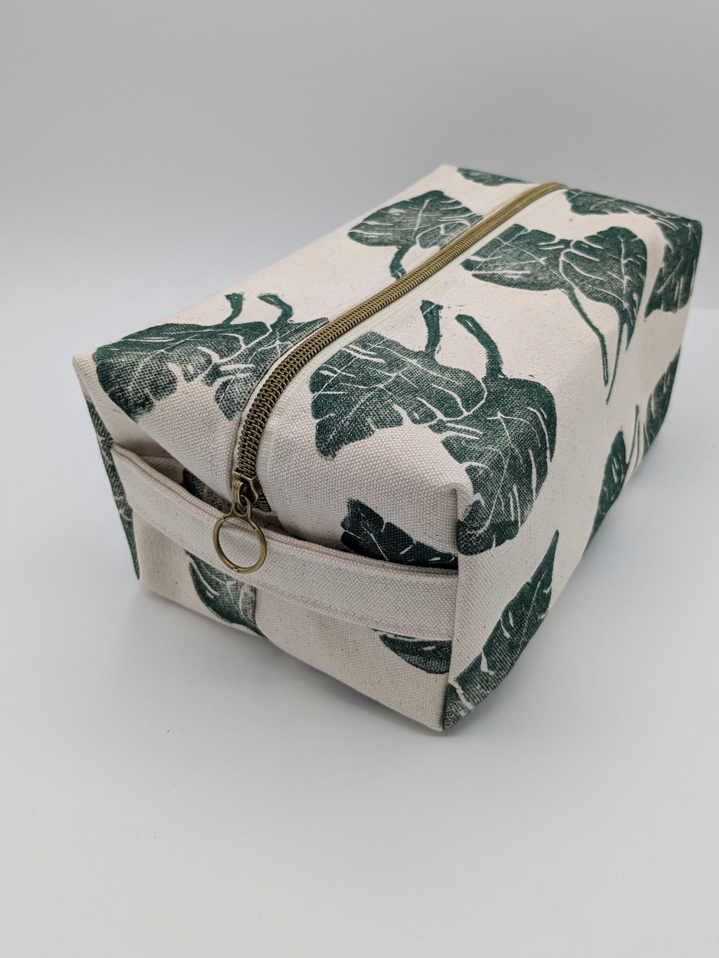 Monstera Leaf Boxy Pouch