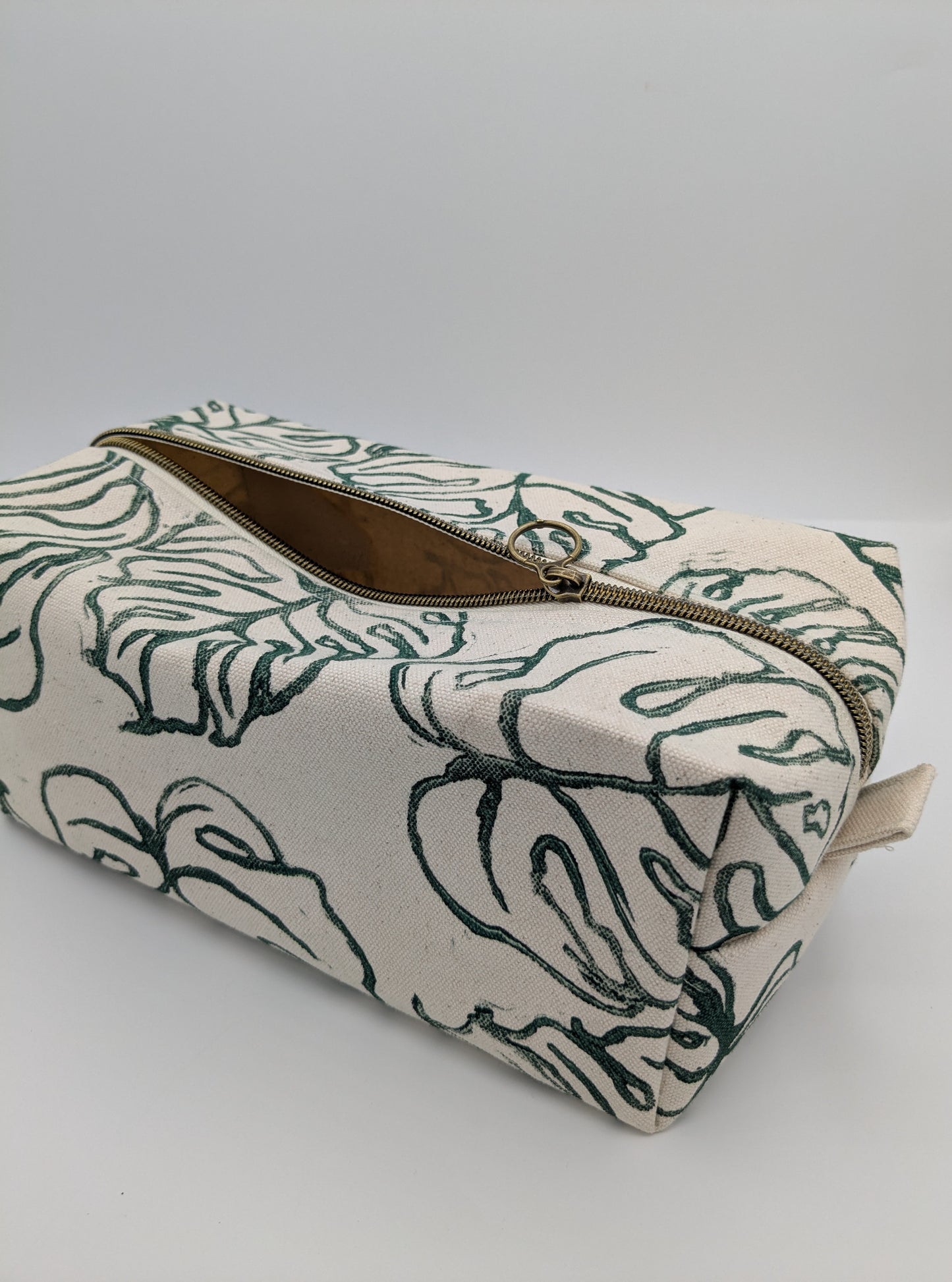 Monstera Leaf Boxy Pouch