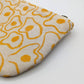 Fried Egg Print Half Moon Zip Pouch