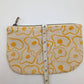 Fried Egg Print Half Moon Zip Pouch